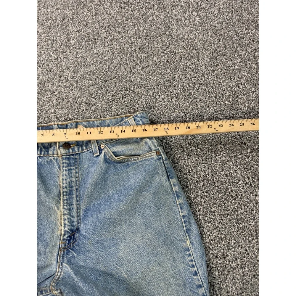 Vintage Levi's 517 Bootcut Orange Tab Jeans Men's Size 36X34 Blue